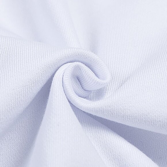 White Embroidered Long-Sleeved Hooded Sweatshirt Vetements - Picture 8 of 9